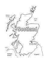 Scotland Ness sketch template
