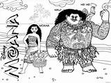 Moana Maui Pages Coloring Color Online Kids Coloringpagesonly Cartoons sketch template