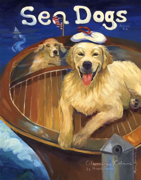 sea dogs original oil painting myrarobertscom dog paintings dogs sea dog