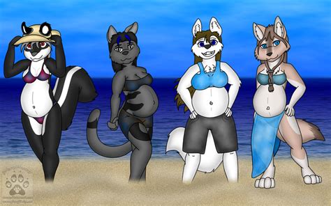 preggy swimsuits by geckoguy123456789 fur affinity [dot] net