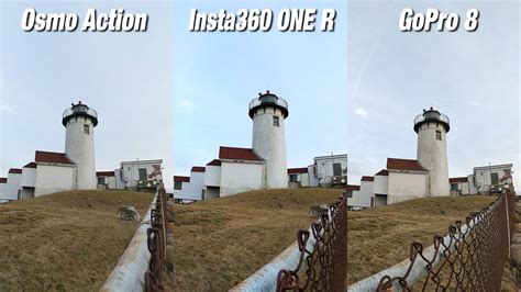 gopro   insta    dji osmo action image video quality comparison test youtube