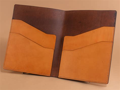 leather  folder