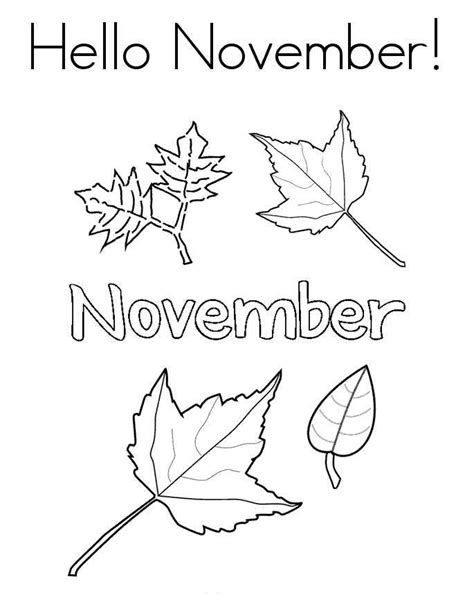 november coloring pages  printable coloring pages