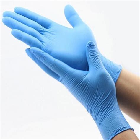washable full fingered nitrile exam hand gloves for examination rs 5