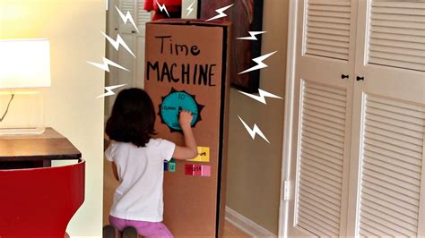 diy cardboard time machine crafts  kids pbs kids  parents