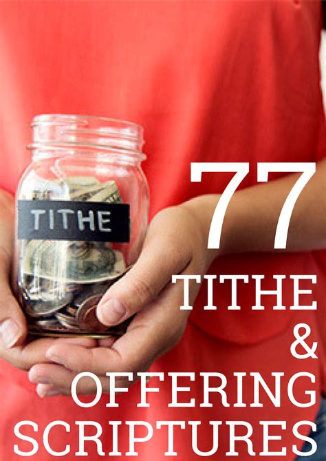 tithe  offering scriptures  gods idea  giving