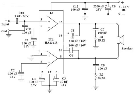 car stereo amplifier circuit diagram electronic circuit diagrams schematics