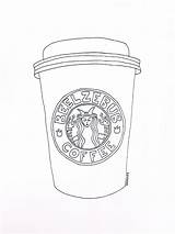 Starbucks Coloring Pages Drink Sketch Logo Coffee Drawing Starbuck Rise Outline Template Sketches Paintingvalley sketch template