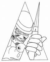 Coloring Pages Dia Los Clockwork Wenchkin Yuccaflatsnm Skull Adult sketch template
