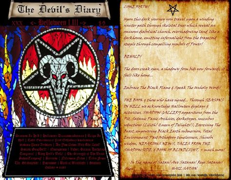 the devil s diary xxx by draconis blackthorne church of satan