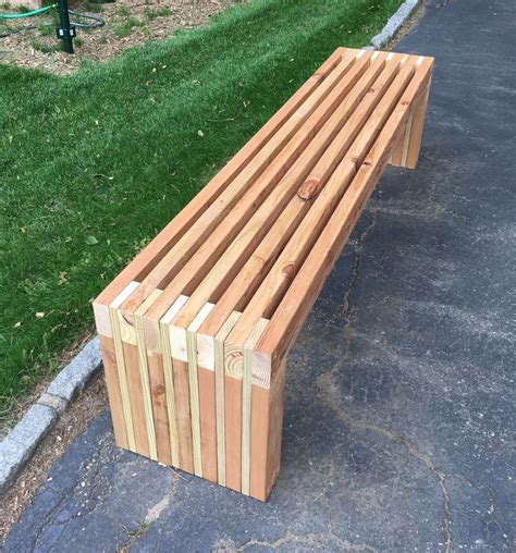 bench  scraps wood slat wood bench outdoor diy bench outdoor