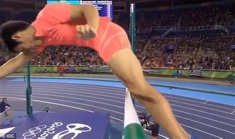japanese pole vaulter s olympic dream crushed because penis knocks off