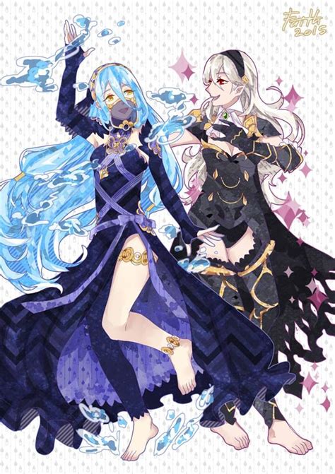 fire emblem fates corrin and azura ファイアーエムブレム アクア