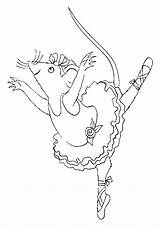 Coloring Ballerina Angelina Pages Printable Dance Ballet Print Colouring Sheets Book Colorier Souris Dessin Disney Dancers Birthday Petite Girls Para sketch template