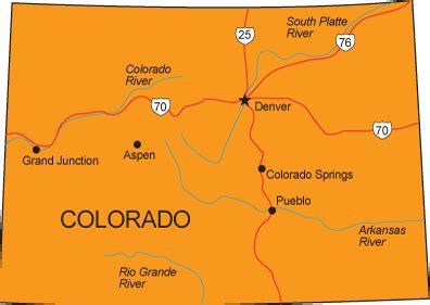 map colorado state map