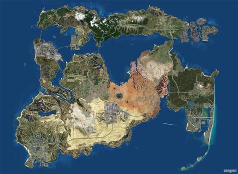 Ultimate Gta Map Featuring Every Gta Map Mixed Together Gaming