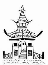 Pagoda Chinese Drawing Japanese China Coloring Temple Drawings Deviantart Ancient Dibujos Japoneses Chinas Getdrawings Draw Kids перейти Chino Paper Office sketch template