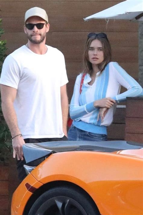 Liam Hemsworth Gabriella Brooks Enjoy Casual Date In Malibu