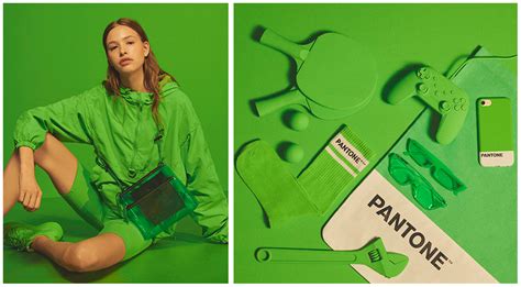 bershka  pantone neon green pantone retail fashion neon green