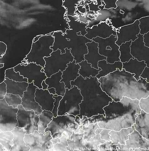 Meteosat Precipitation Germany Czech Republic Austria