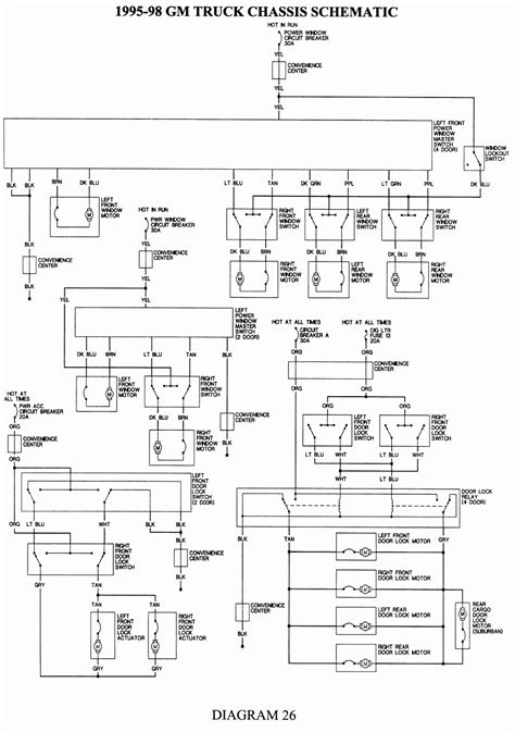 chevy suburban radio wiring diagram radio wiring