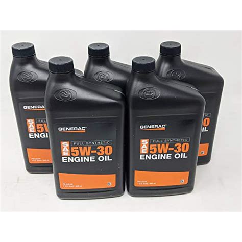 generac  pack full synthetic motor oil   sn quart bottle part  walmartcom
