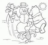 Disney Winnie Kolorowanki Zima Druku Bajkowa Dzieci Natalizi Bajkach 9tys Odsłony Weihnachts sketch template