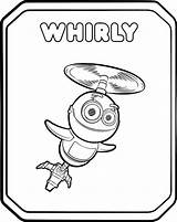 Rusty Rivets Whirly Robot sketch template