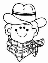 Cowboy Coloring Pages Cowgirl Printable Western Cowboys Crafts Para Preschool Wild West Sheets Theme Pattern Birthday Colorear Junina Vaqueros Dibujos sketch template