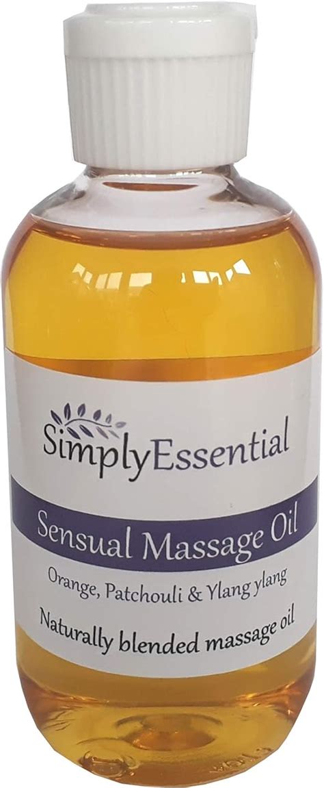 Simply Essential Sensual Massage Oil 100ml Orange Patchouli And Ylang