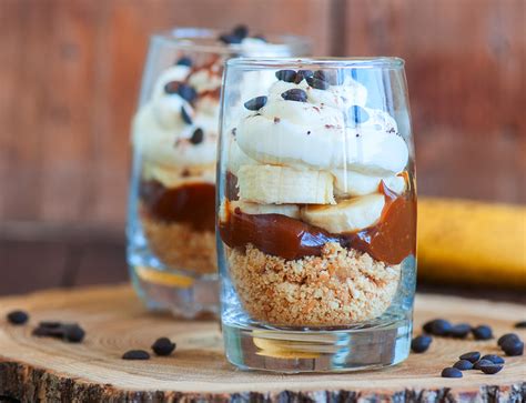 banoffee pie in a glass