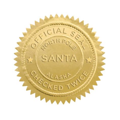 official santa seals inklings paperie