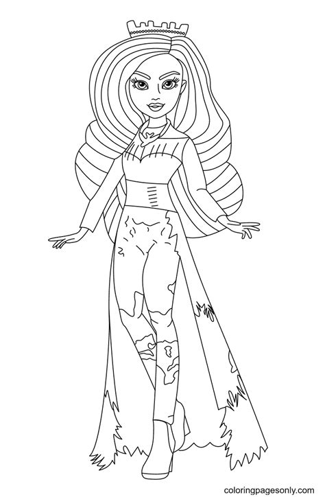 uma descendants coloring pages descendants coloring pages coloring