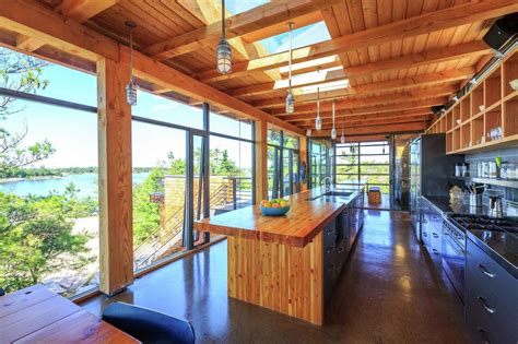 modern timber country cottage  georgian bay idesignarch interior