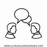 Conversacion Conversation Ultracoloringpages sketch template
