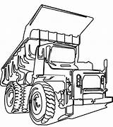 Coloring Pages Dump Truck Trucks Kids Combine Deere John Popular Drawings Coloringhome Cars sketch template