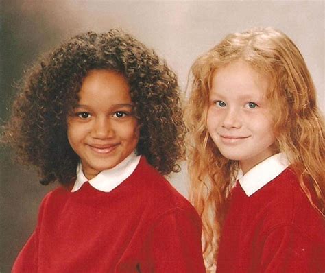 black and white meet non identical twins lucy and maria aylmer from gloucester