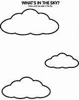 Sky Color Coloring Clouds Pages Crayola Book Kids Print Sheets Sea Cloud Printable Template Gif Clipart Land Step sketch template