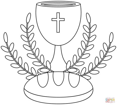 communion coloring page  printable coloring pages