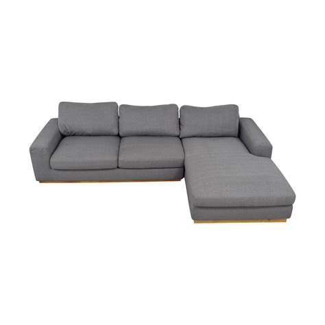 rove concepts rove concepts noah grey chaise sectional sofas