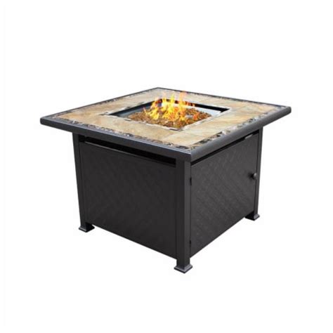 Az Patio Heaters Gft 51030a Square Marble Tile Top Propane Fire Pit