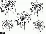 Fireworks Doodles Coloring Pages Chalkboard Journal Bullet Year Firework Inspiration Printable Choose Board Eve sketch template