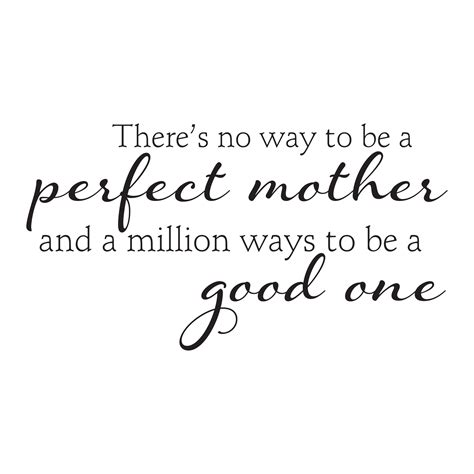 Classic Perfect Mother Wall Quotes™ Decal