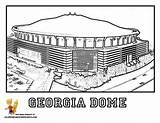 Coloring Dome Stadium Designlooter Keywords sketch template