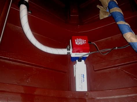 bilge pump adding  safety feature ashley river boatworks
