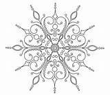 Snowflake Bestcoloringpagesforkids sketch template
