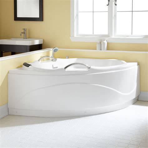 santorini corner acrylic tub bathtub bathroom acrylic tub corner tub shower