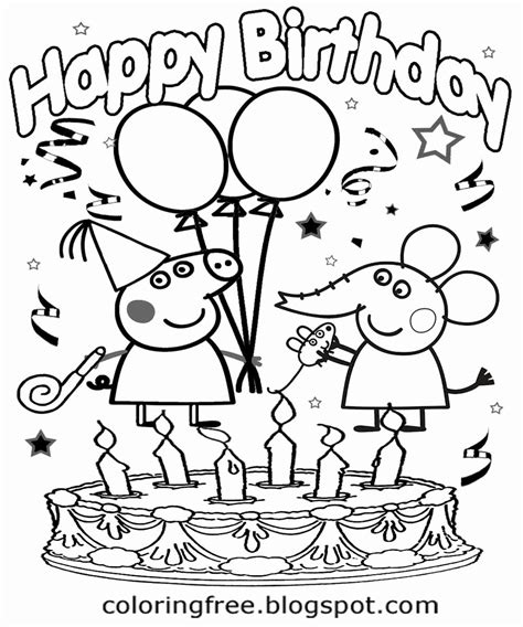 pin  peppa pig coloring pages