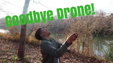 drone  stuck   tree dji spark youtube