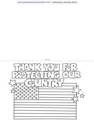 veterans day printable card veterans day  kids veterans day